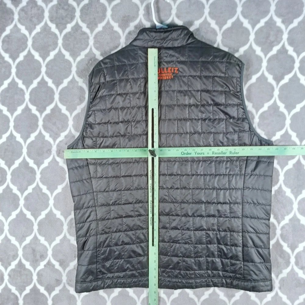 Patagonia Quilted Vest Men XXL Gray Nano Puff Full Zip 84242